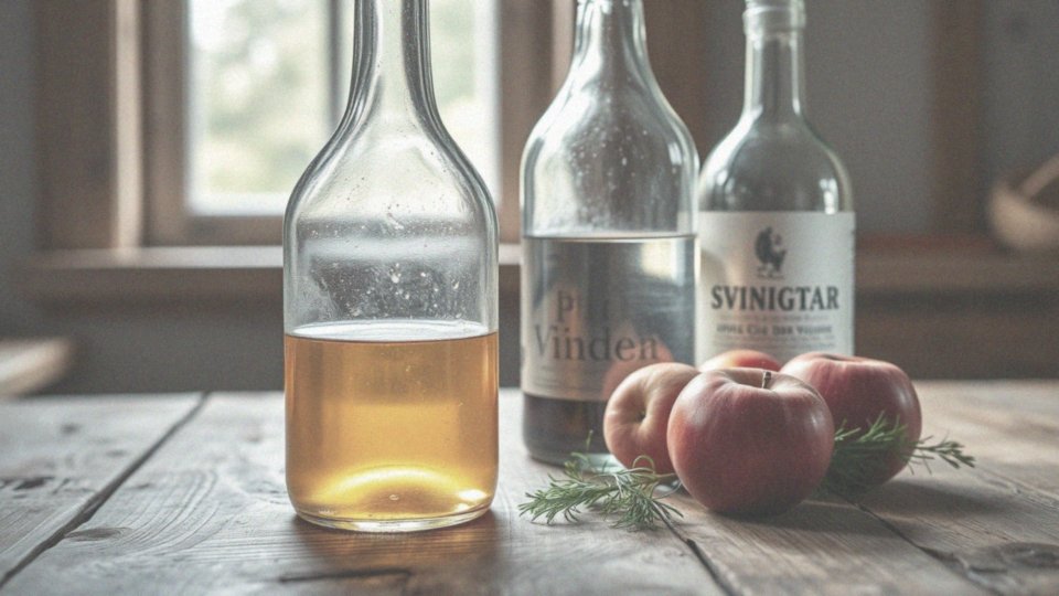 Jakie są różnice między octem jabłkowym a octem spirytusowym?