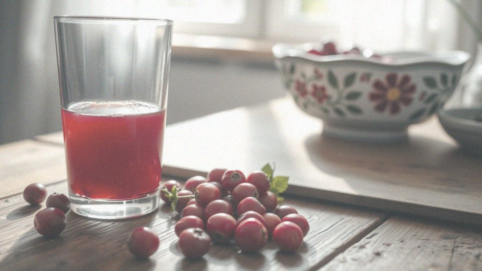 Jak sok z żurawiny pomaga w leczeniu zapalenia pęcherza?