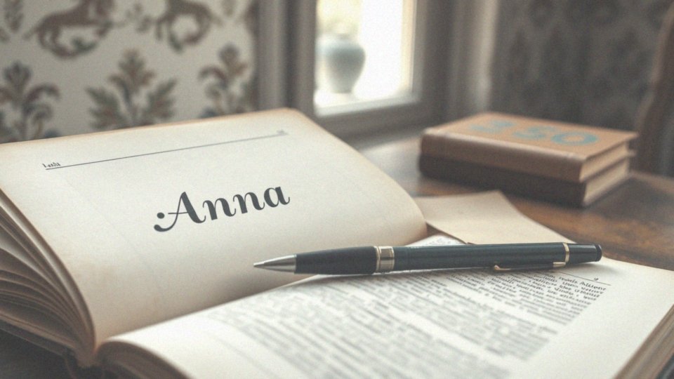 Jakie są różnice między 'Anna' a 'Anne'?